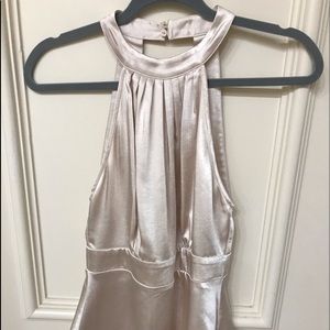 Lush Peplum Halter Top Small